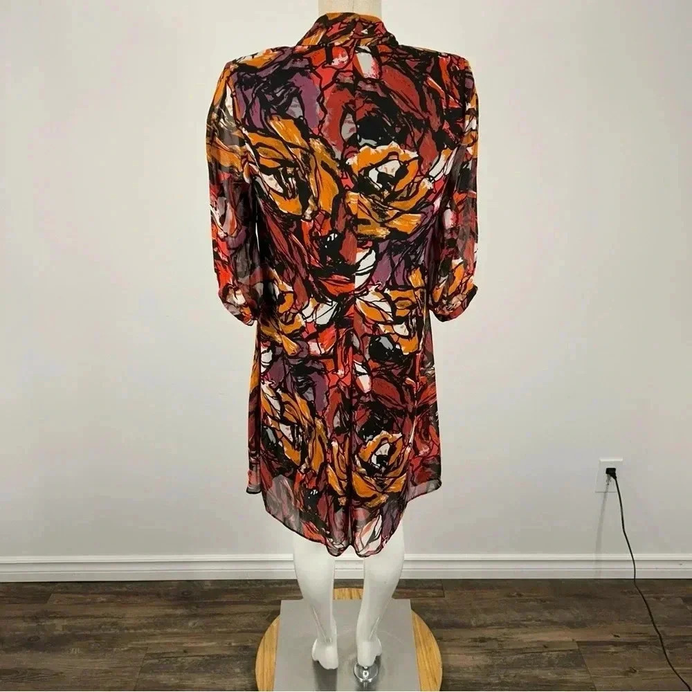 ❤️ Taylor Floral Flowy Season changes Dress Size 8 - Picture 4 of 13